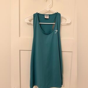 Gymshark Teal Full-Length Tank Top – Women’s Medium